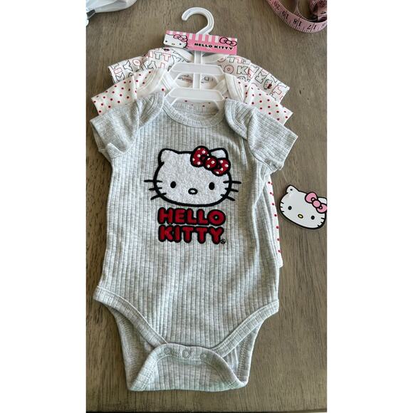 Hello Kitty Set of Three Onesies - 9M - Picture 2 of 6